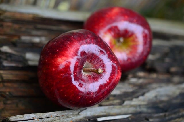 Healthy eating choices with fresh produce