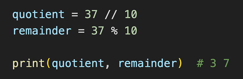 String formatting using % operator