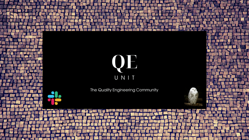 Quality Engineering Community Overview