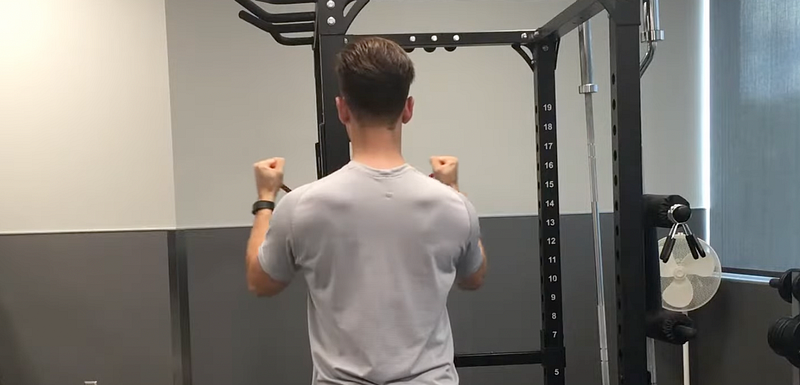 W Fly exercise for shoulder strength