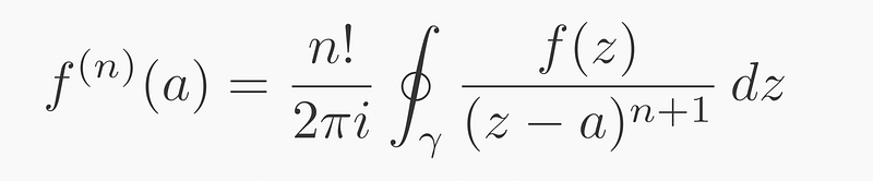 Generalized Cauchy’s integral formula