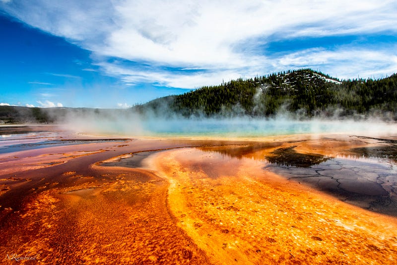 Yellowstone Supervolcano in Wyoming