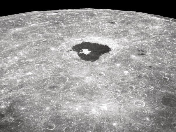 Tsiolkovsky Crater on the far side of the Moon