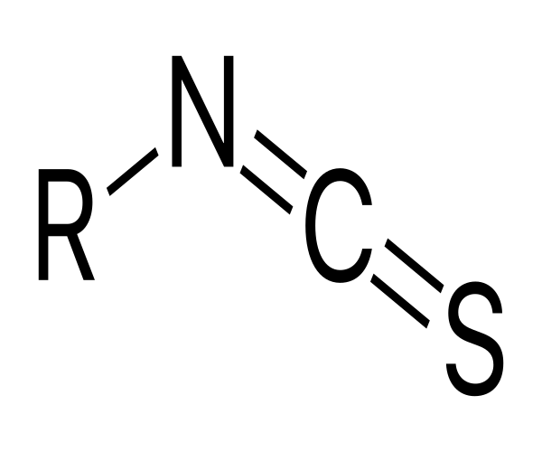 Chemical structure of isothiocyanates