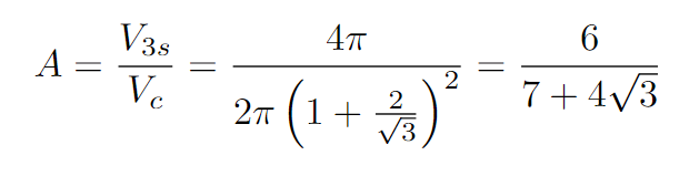 Final calculations for volume comparison