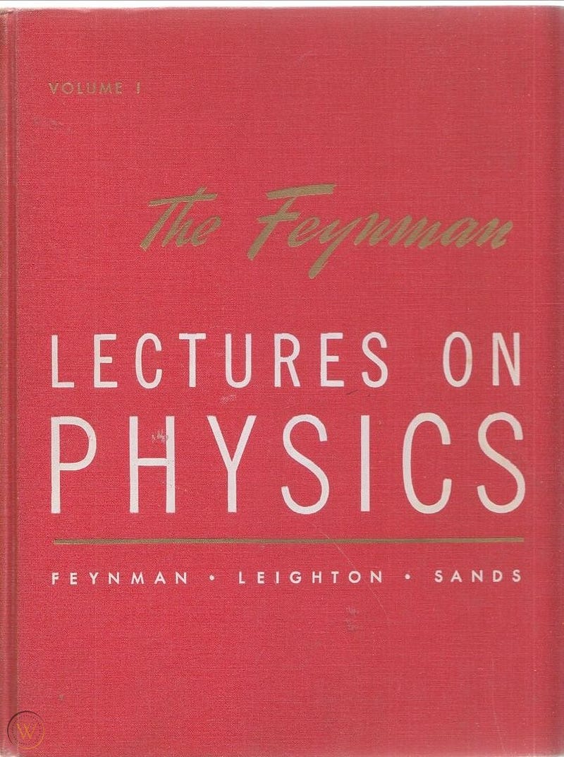 Feynman delivering a lecture