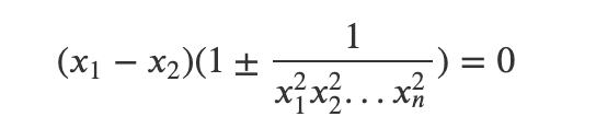 Final formula derived from the sequence