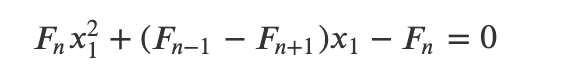 Simplifying using Fibonacci properties