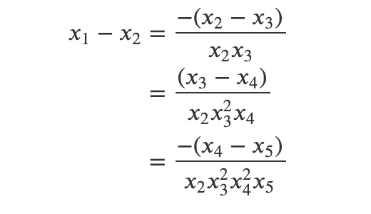 Returning to a previous equation