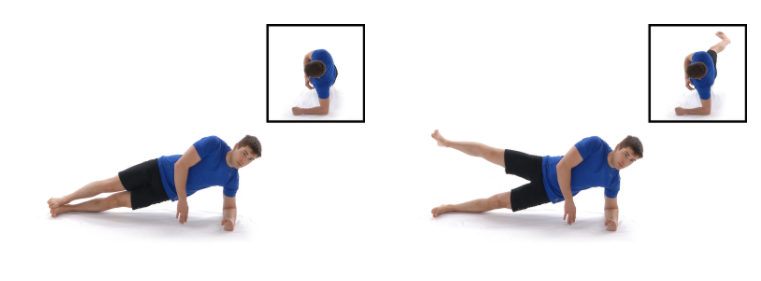 Side Plank with Leg Raise for Core and Glute Strength