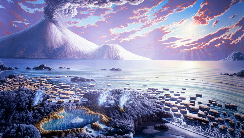 Proterozoic Eon Concept Illustration