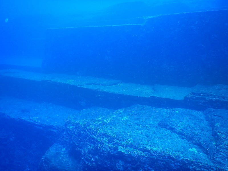 Underwater structure of the Yonaguni Monument