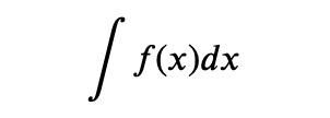 Integral table example