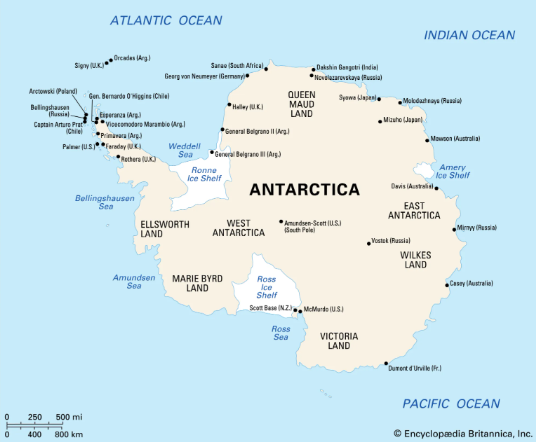 Historical exploration of Antarctica