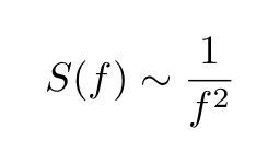 Random walk spectral density