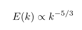 Energy spectrum power-law equation