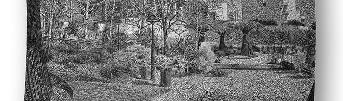 Oakes brothers' drawing overlooking Central Park