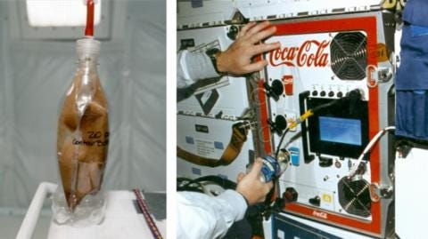 Coca-Cola and Pepsi rivalry in space