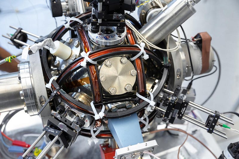 Atom interferometer used in dark energy research