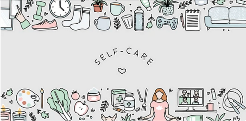 Image illustrating the importance of self-care