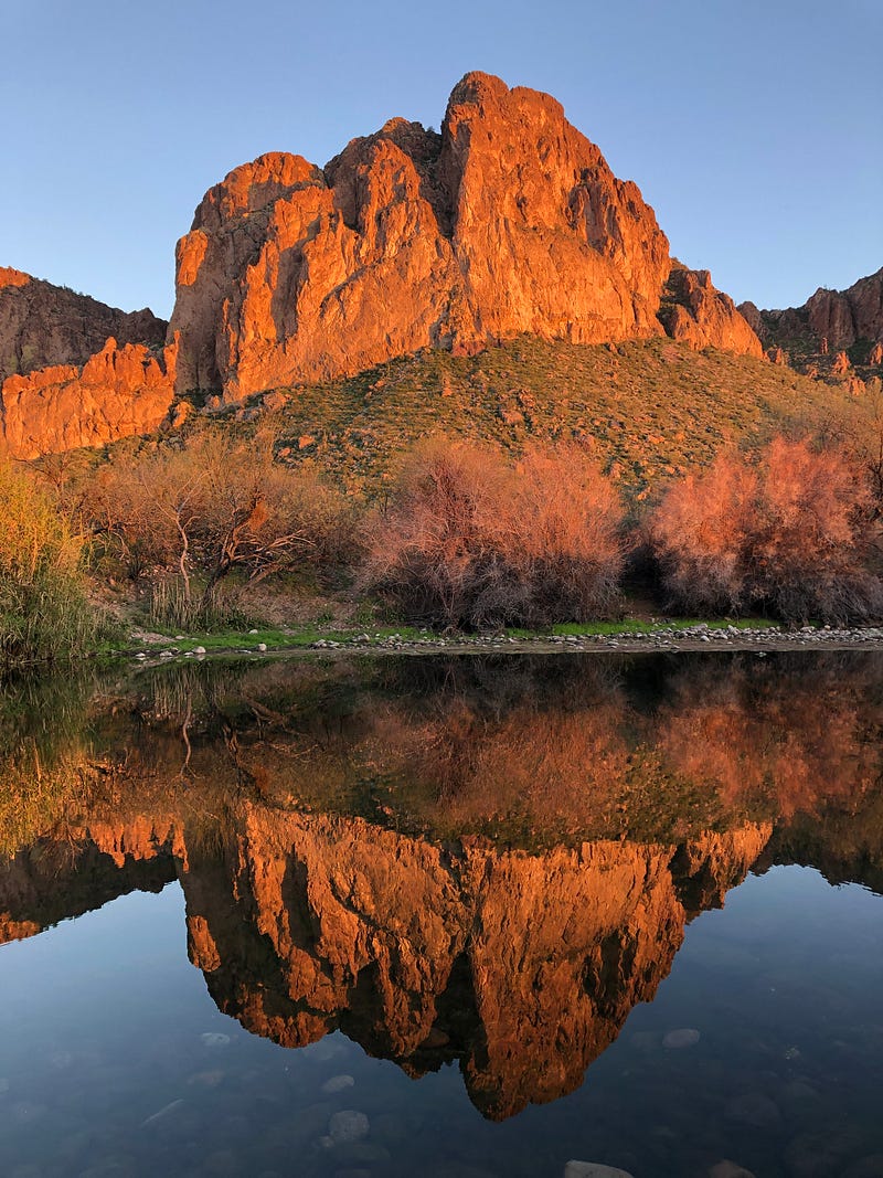 Scenic view of the Lower Salt River