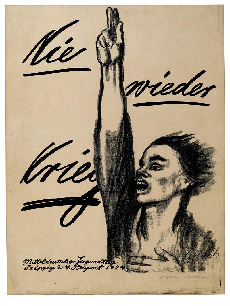 Powerful poster by Käthe Kollwitz