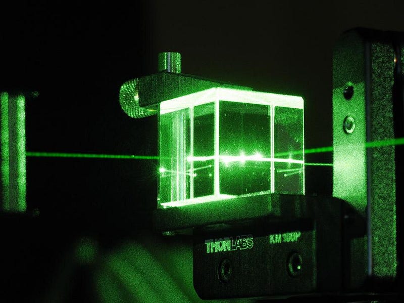 Quantum entanglement demonstration